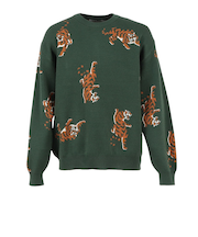 パワー・トゥ・ザ・ピープル(POWER TO THE PEOPLE)アニマル総柄ニット 5701030-52 GRN