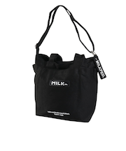 BAR AND UNDER ロゴ ビッグ キャンバストートバッグ 103201053013-BLACK