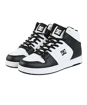 ディーシーシューズ(DC SHOES)スニーカー ボーダーシューズ マンテカ 4 HI SN ホワイト ブラック 25FWDM005301WBW カジュアルシ…