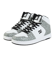 ディーシーシューズ(DC SHOES)スニーカー ボーダーシューズ マンテカ 4 HI SE SN ホワイト グレー 25FWDM254309WGR カジュア…