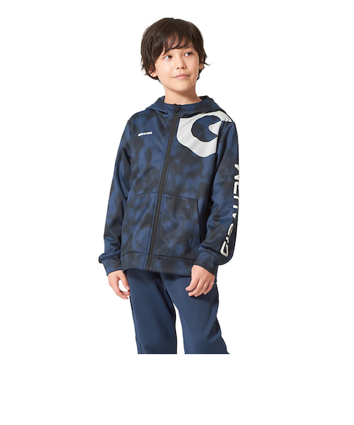 ジュニア BRUSHED フリース ジャケット SW5F0017-TR862-GRDSH NVY