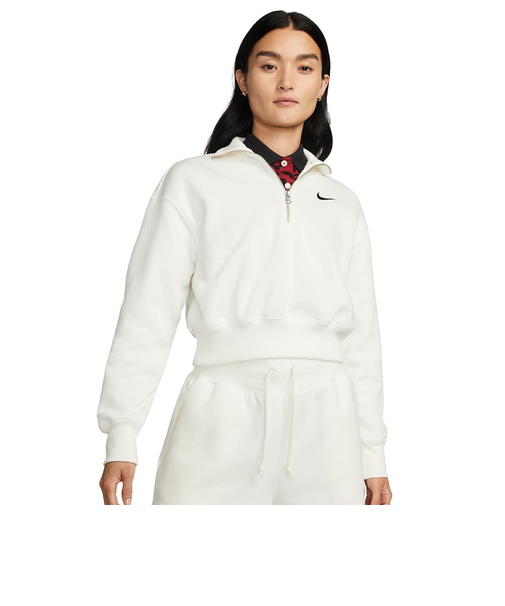 ナイキ（NIKE）スポーツウェア フェニックス フリース オーバーサイズド 1/2ジップ クロップ スウェットシャツ DQ5768-133