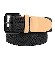 エビス(ebs)ゴムメッシュ ベルト 4500821-GOMU MESH BLACK