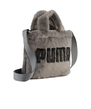 プーマ(PUMA)バック UP FAUX ファー ミニ ショッパーバッグ 1.5L グレー 09171303