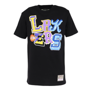 バスケットボールウェア 半袖Tシャツ LAKERS TP10213-LALBLCK