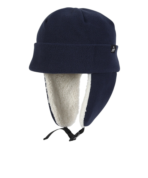 エビス（ebs）帽子 フリースフラップ ネイビー 4500428-FLEECE FLAP NAVY