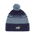 プーマ（PUMA）帽子 ニットキャップ  ESS  ミッドクラウン  ポム  ビーニー  紺 ネイビー 02655001 シンプル 防寒小物 あったか