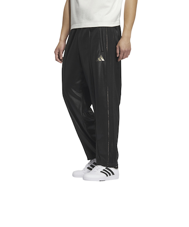 アディダス(adidas)Stadium Gold ルーズフィット フルレングス オープンヘム トラックパンツ HI547-JZ8755