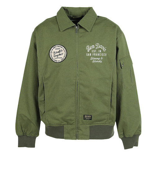 ベンデイビス（BEN DAVIS）バック刺繍 ダックジャケット 25780003-KHA