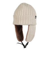 エビス(ebs)帽子 リブフラップ ベージュ 4500427-RIB FLAP BEIGE