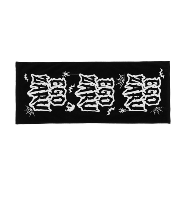 エゴザル（EGOZARU）ホラーロゴ スポーツフェイスタオル EZFW25UTW011C001