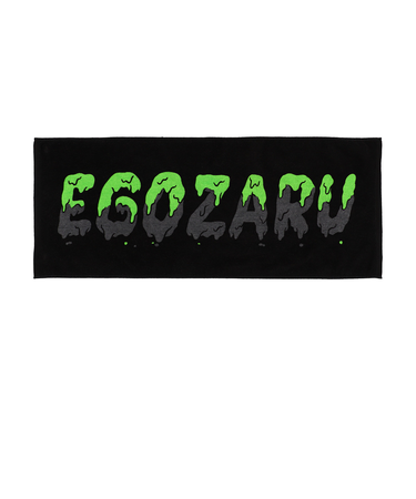 エゴザル（EGOZARU）クリーピーロゴ スポーツフェイスタオル EZFW25UTW010C221