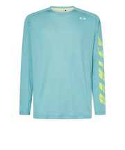 オークリー（OAKLEY）テニスウェア SLANT ロゴプリント長袖 Tシャツ 12.0 FOA408265-6GB