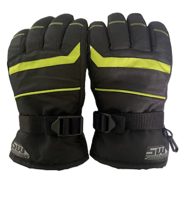 スノーウェイブ（SNOW WABE）ボーイズ 五指グローブ 25SW-001JB BKLM