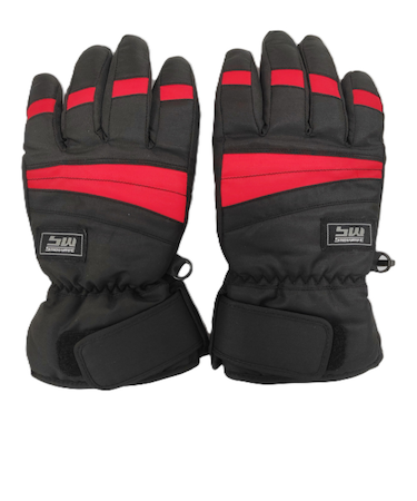 スノーウェイブ（SNOW WABE）ボーイズ 五指グローブ 25SW-002JB BKRD