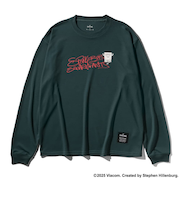 スポルディング（SPALDING）バスケットボールウェア ロングスリーブTシャツ スポンジ・ボブ グラフィティ SMT25155SSP