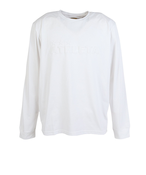 アーセナル 長袖シャツ ホワイト L アスレタ（ATHLETA）サッカー フットサルウェア 長袖シャツ 3387 WHT