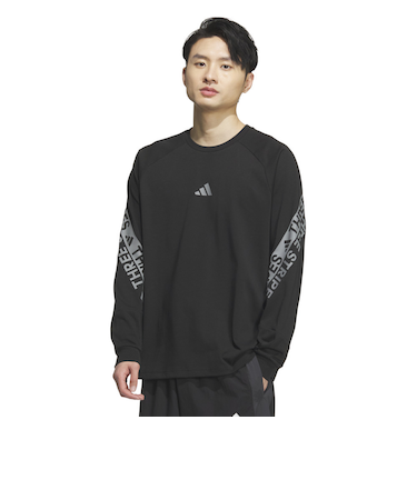 アディダス（adidas）ワーディング パック ルーズフィット 長袖Tシャツ QF125-KB3660