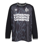 アンブロ（UMBRO）サッカーウェア THIRD グラフィック長袖プラクティスシャツ UF5FLS50M BK00