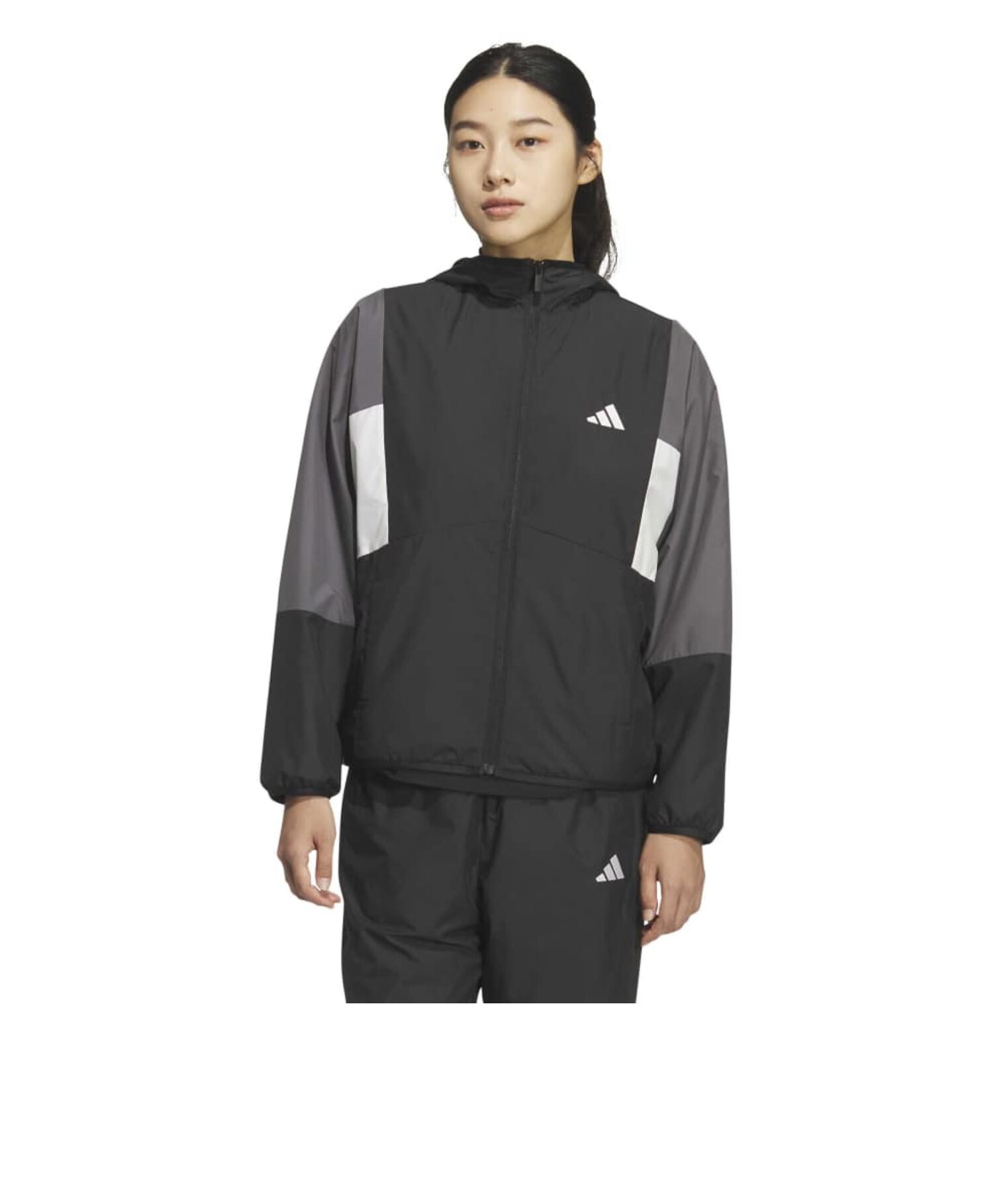 アディダス(adidas)TEAM トラム ルーズフィット カラー ブロッキング ウインドブレーカー ジャケット P0338-KA0935 ...