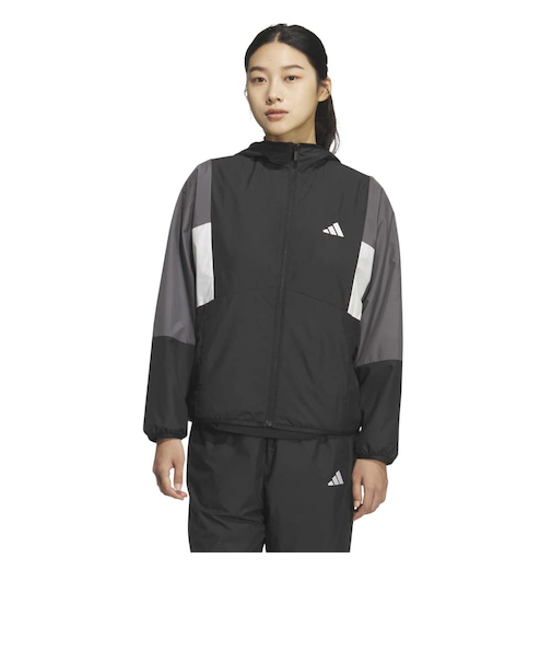 アディダス(adidas)TEAM トラム ルーズフィット カラー ブロッキング ウインドブレーカー ジャケット P0338-KA0935