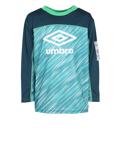 アンブロ（UMBRO）サッカーウェア ジュニア はじめて長袖プラクティスシャツ UF5FLS54J GR00