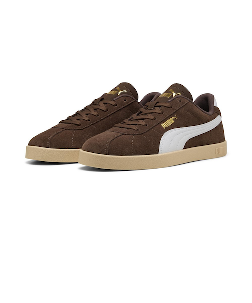 プーマ（PUMA）スニーカー スポーツシューズ CLUB 2 ブラウン ベージュ 39744415 スポーツ カジュアル シューズ
