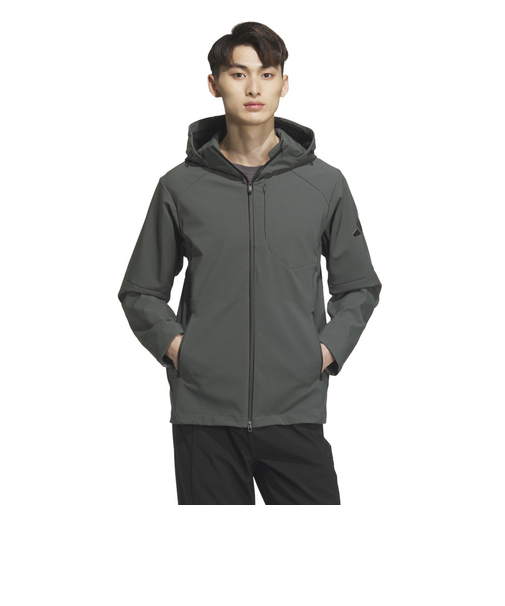 アディダス（adidas）プレミアム スポーツ 圧着加工フリースウーブン フードジャケット F6835-KA1219