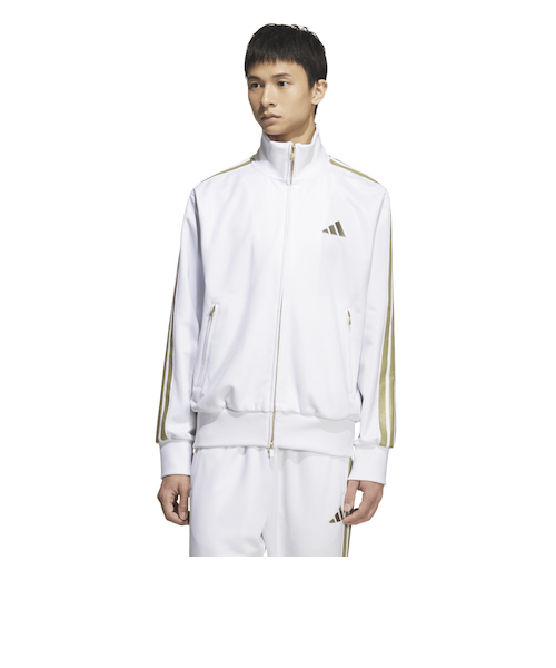 d.i.a. ダイア【ゴールドゼブラフード付きトップス】 アディダス（adidas）Stadium Goldレギュラーフィット トラックトップ