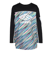 アンブロ（UMBRO）サッカーウェア ジュニア はじめて長袖プラクティスシャツ UF5FLS54J BK00
