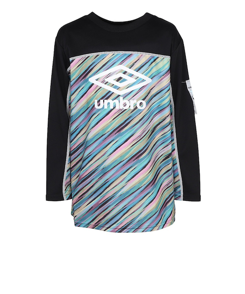 アンブロ（UMBRO）サッカーウェア ジュニア はじめて長袖プラクティスシャツ UF5FLS54J BK00