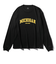 スポルディング（SPALDING）バスケットボールウェア ロングスリーブTシャツ ミシガン アーチロゴ フロント SMT25142MBK