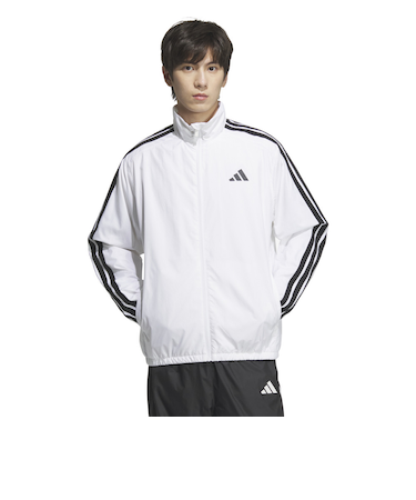 アディダス（adidas）マストハブ スリーストライプス 起毛トリコット ウインドジャケット HY034-KA1290