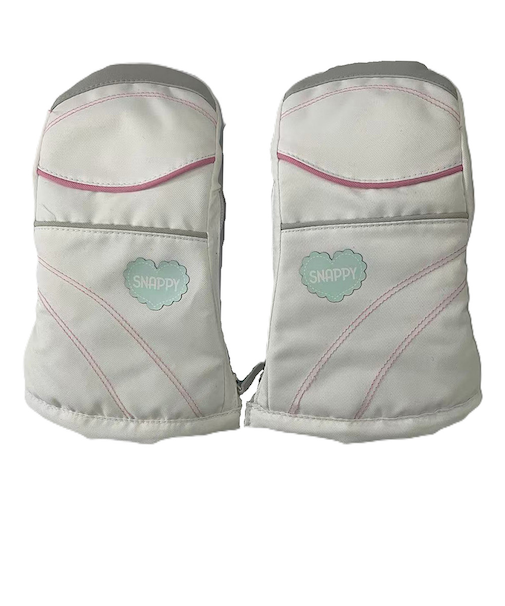 スナッピー（Snappy）キッズ ガールズ ミトングローブ 25SN-002KGM WHT