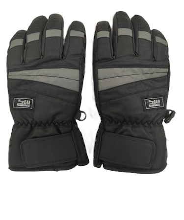 スノーウェイブ（SNOW WABE）ボーイズ 五指グローブ 25SW-002JB BKGY