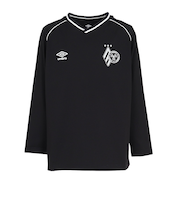 アンブロ（UMBRO）サッカーウェア ジュニア THIRD フィールテック 長袖プラクティスシャツ UF5FLS51J BK00