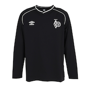 アンブロ（UMBRO）サッカーウェア THIRD フィールテック長袖プラクティスシャツ UF5FLS51M BK00
