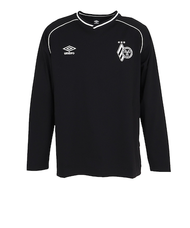 アンブロ（UMBRO）サッカーウェア THIRD フィールテック長袖プラクティスシャツ UF5FLS51M BK00