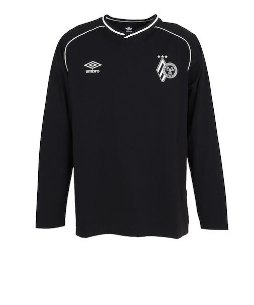 アンブロ（UMBRO）サッカーウェア THIRD フィールテック長袖プラクティスシャツ UF5FLS51M BK00