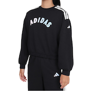 アディダス（adidas）ガールズ スウェット ルーズフィット クルーネック プルオーバー キッズ OO068-JZ8673