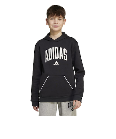 アディダス（adidas）シーズナル エッセンシャルズ カレッジ タイポグラフィ パーカー キッズ KLH32-JM1536