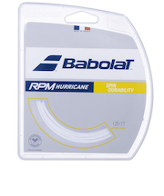 バボラ（BABOLAT）硬式テニスストリング RPM ハリケーン 241141-WH-125