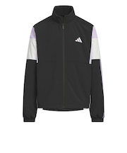 アディダス（adidas）ガールズ ウーブン ルーズフィット フルジップ ジャケット キッズ WU048-JZ8676