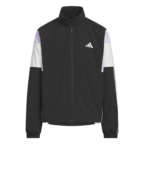 アディダス（adidas）ガールズ ウーブン ルーズフィット フルジップ ジャケット キッズ WU048-JZ8676