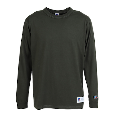 ラッセル（RUSSELL）30/-TC 長袖Tシャツ RBM25S0016 KHK