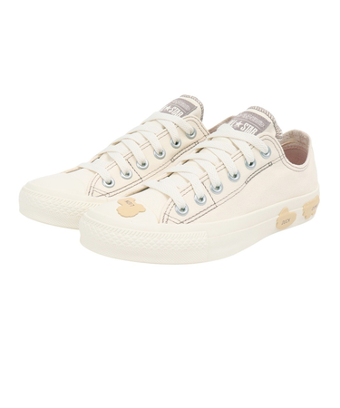 コンバース（CONVERSE）スニーカー キャンパスシューズ オールスター BS スリップ OX たべっ子どうぶつ オフホワイト 31315270