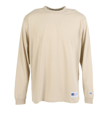 ラッセル（RUSSELL）30/-TC 長袖Tシャツ RBM25S0016 BEG
