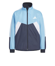 アディダス（adidas）マストハブ ルーズフィット カラーブロック 起毛トリコットウーブン トラックトップ キッズ N3379-KA1310