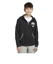 アディダス（adidas）キッズ シーズナル エッセンシャルズ カレッジ タイポグラフィ フルジップ パーカー KLH29-JM1534