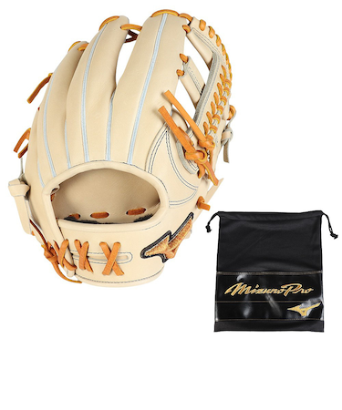 ミズノ（MIZUNO）硬式用グラブ 内野手用 野球グローブ 一般 ミズノプロ 限定モデル 1AJGH33213 8049 お一人様一点まで